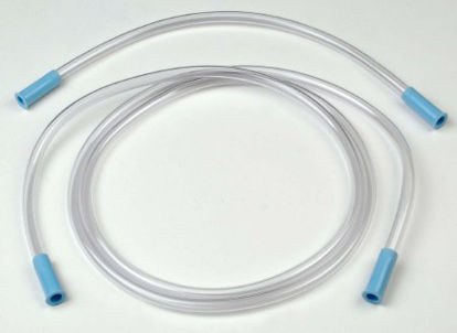Picture of Suction Connector Tubing Gomco® 15 Inch Length / 6 Foot Length 0.25 Inch ID Sterile Female Connector Clear Smooth OT Surface PVCS610100