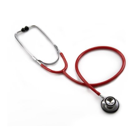 Picture of Classic Stethoscope McKesson Red 1-Tube 22 Inch Tube Double-Sided Chestpiece01-670RGM