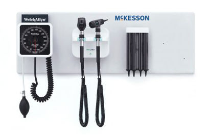 Picture of Integrated Wall System McKesson Ophthalmoscope / Otoscope / BP Aneroid / Specula Dispenser / Transformer156-3