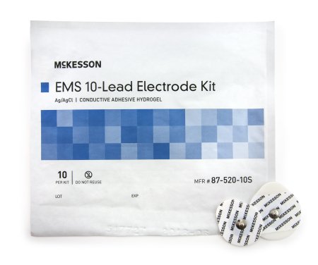 Picture of ECG Snap Electrode McKesson Monitoring Non-Radiolucent 10 per Pack87-520-10S