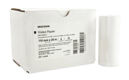 Picture of Media Recording Paper McKesson Premium Grade Paper 110 mm x 20 Meter Roll Without Grid9710