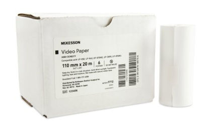 Picture of Media Recording Paper McKesson Premium Grade Paper 110 mm x 20 Meter Roll Without Grid9710