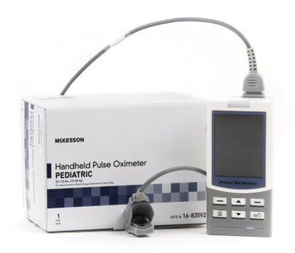 Picture of Handheld Pulse Oximeter McKesson Battery Operated Audible and Visible Alarm16-835V2