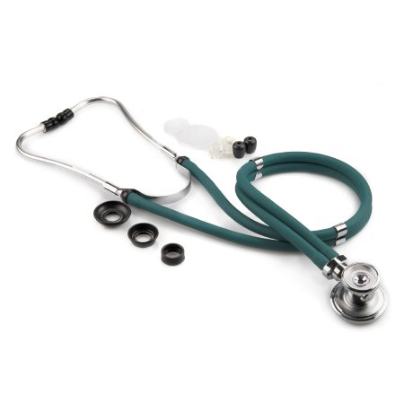 Picture of Sprague Stethoscope McKesson LUMEON™ Teal Blue 2-Tube 22 Inch Tube Double-Sided Chestpiece01-641TLGM