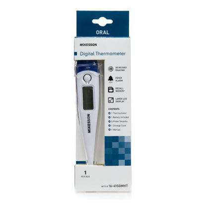 Picture of Digital Stick Thermometer McKesson Oral Probe Handheld16-415GMHT