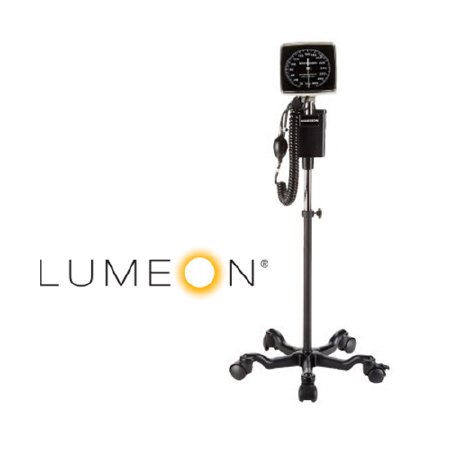 Picture of Freestanding Aneroid Sphygmomanometer with Cuff McKesson LUMEON™ 2-Tube Mobile Adult Medium Cuff01-752M-11ABKGM
