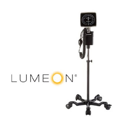 Picture of Freestanding Aneroid Sphygmomanometer with Cuff McKesson LUMEON™ 2-Tube Mobile Adult Medium Cuff01-752M-11ABKGM