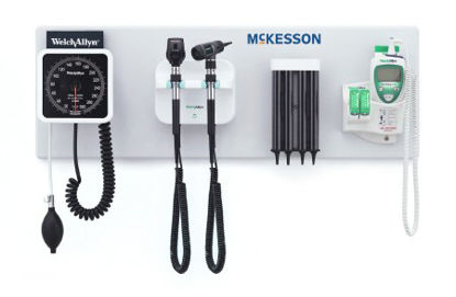 Picture of Integrated Wall System McKesson Ophthalmoscope / Otoscope / BP Aneroid / Specula Dispenser / Thermometer / Transformer156-4