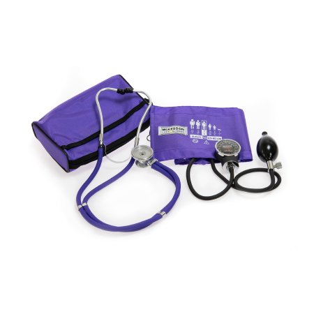 Picture of Aneroid Sphygmomanometer Combo Kit Pocket Style Hand Held Size 11 Nylon Cuff 22 Inch Stethoscope Tube Sprague Rappaport Stethoscope01-768-641-11AVGM