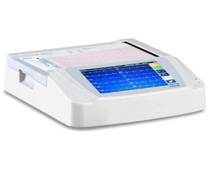 Picture of Resting ECG System McKesson LUMEON™ and Burdick Universal AC: 100 - 240 VAC, 50/60 Hz; Internal Rechargeable Battery Backlit 10.1" High-Resolution Color LCD TouchscreenMLBUR280-W1D