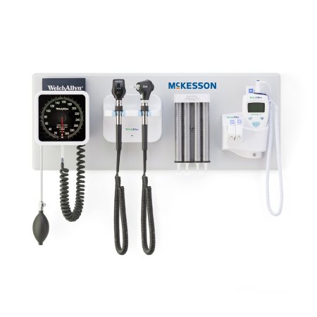 Picture of Integrated Wall System McKesson Ophthalmoscope / Otoscope / BP Aneroid / Specula Dispenser / Thermometer / Transformer156-4L