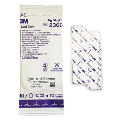 Picture of ECG Snap Electrode 3M™ Red Dot™ Resting Radiolucent 100 per Pack2360