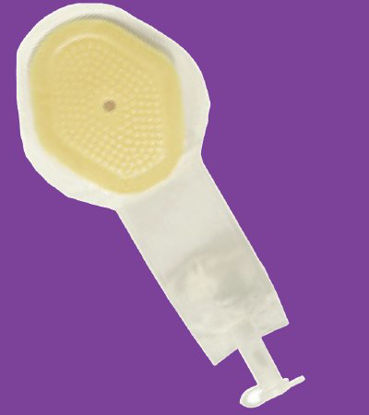 Picture of Fistula and Wound Drainage Pouch Eakin® 2-2/5 X 3-7/50 Inch NonSterile Skin Barrier839267