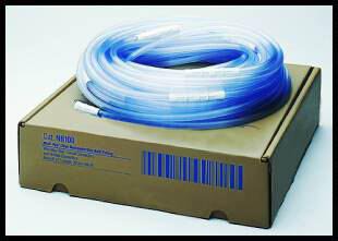 Picture of Suction Connector Tubing Medi-Vac® 6 Foot Length 0.281 Inch ID Sterile Maxi-Grip and Male / Male Connector Clear Smooth OT Surface NonConductive PlasticN76A