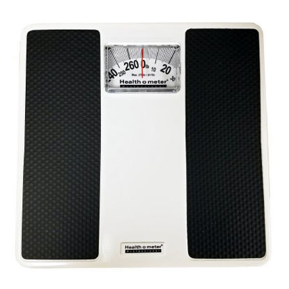 Picture of Floor Scale Health O Meter® Dial Display 270 lbs. Capacity Black / White Analog100LB