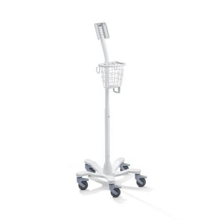 Picture of Spot Monitor Mobile Work Surface Stand Welch Allyn Mobile Classic Stand with Basket For use with Welch Allyn Connex Spot Monitors7000-MS3