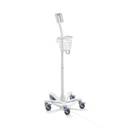 Picture of Spot Monitor Mobile Work Surface Stand Welch Allyn Mobile Classic Stand with Basket For use with Welch Allyn Connex Spot Monitors7000-MS3