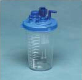 Picture of Suction Canister Medi-Vac® Guardian™ 1200 mL Shut-Off Valve / Locking Lid65651-100