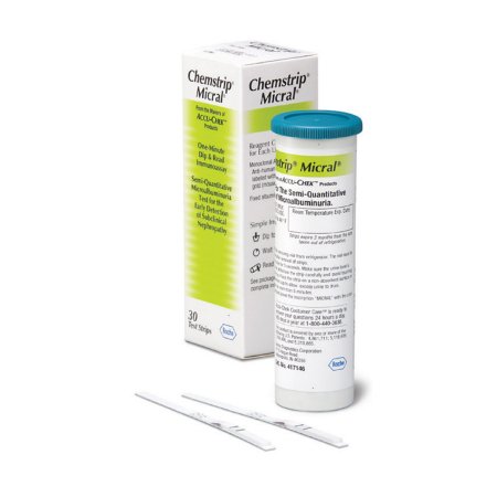 Picture of Urinalysis Test Chemstrip® Albumin 30 per Bottle11544039160