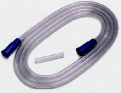 Picture of Suction Connector Tubing Argyle® 10 Foot Length 0.281 Inch ID Sterile Universal Molded Connector Clear NonConductive PVC8888301713