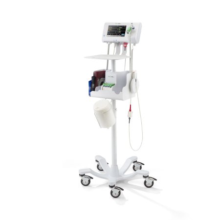 Picture of Spot Monitor Classic Mobile Stand Welch Allyn Provides Storage and Cable Management For Use with Welch Allyn Connex Spot Monitors7000-MWS