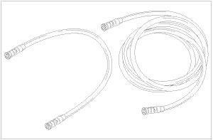 Picture of Suction Connector Tubing Gomco® 18 Inch Length / 6 Foot Length 0.25 Inch ID Sterile Female Connector Clear Smooth OT Surface PVC01-90-2000