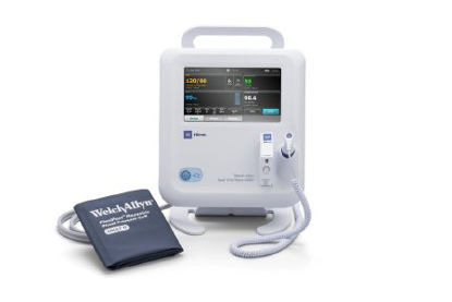 Picture of Patient Monitor Welch Allyn® Spot 4400 Spot Check and Vital Signs Monitoring NIBP, Thermometer AC Power44XT-B