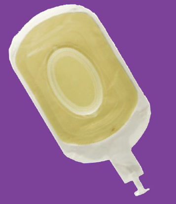 Picture of Fistula and Wound Drainage Pouch Eakin® 6-3/10 X 9-7/10 Inch NonSterile Skin Barrier839268