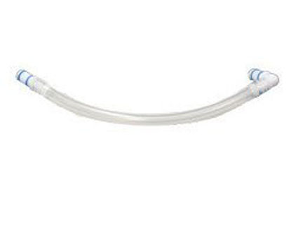 Picture of Suction Connector Tubing 10 Inch Length 7 mm ID Sterile 2 Coupling Pieces Connector Clear Silicone0770931