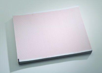 Picture of Diagnostic Recording Paper Thermal Paper 8-1/2 X 11 Inch Z-Fold Red Grid036869-001