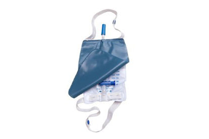 Picture of Urinary Drain Leg Bag SteriGear® Fig Leaf® 1000 mL Sterile Anti-Reflux Barrier10280