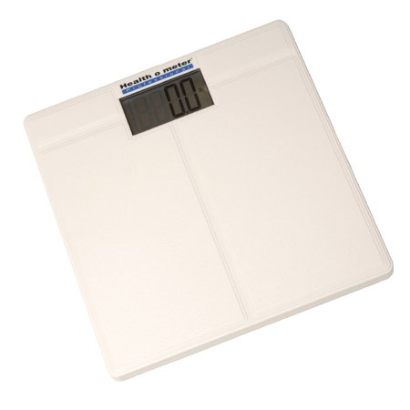 Picture of Floor Scale Health O Meter® Digital LCD Display 397 lbs. / 180 kg Weight Capacity White Battery Operated800KL