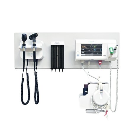 Picture of Integrated Wall System Green Series™ 777 Mounting Bracket for Connex Spot Monitor Device, Coaxial Ophthalmoscope, Macroview™ Otoscope, Vital Signs Monitor Power Supply, Wall-Mount Panel77794-MCSM