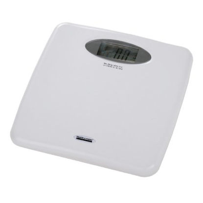 Picture of Floor Scale Health O Meter® Digital Display 440 lb/ 200 kg Capacity White AC Adapter / Battery Operated844KL