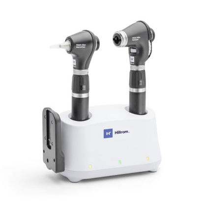 Picture of 3.5V Diagnostic Set with PanOptic Plus LED Ophthalmoscope, MacroView Plus LED Otoscope Welch Allyn For use Wtih iExaminer71-PM3LDE-US