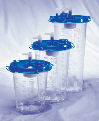 Picture of Suction Canister Vac-U-Port™ 2000 mL Float Valve Shut-Off Lid2002DSP050