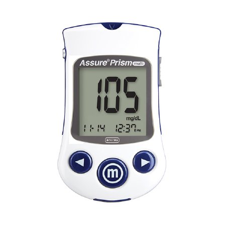 Picture of Blood Glucose Meter Assure® Prism Multi 5 Second Results Stores Up To 500 Results , 7 , 14 , and 30 Day Averaging Auto Coding530001