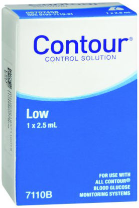 Picture of Blood Glucose Control Solution Contour® Blood Glucose Testing 2.5 mL Low Level7110B