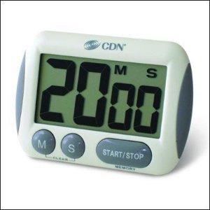 Picture of Electronic Alarm Timer Magnetic Back, Freestand, Mount with Alarm CDN® 100 Minutes LCD DisplayTM-15