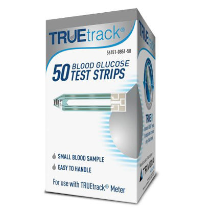 Picture of Blood Glucose Test Strips TRUEtrack® 50 Strips per Box For TRUEtrack™ Blood Glucose MeterA3H01-87