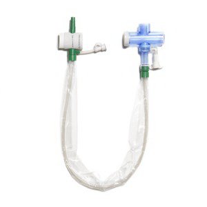 Picture of Suction Catheter T-Piece Style 14 Fr. Hinged Valve Vent8309