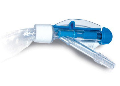 Picture of Suction Catheter Portex® SuctionPro 72 ™ T-Piece Style 14 Fr. Thumb Valve VentZ215-14