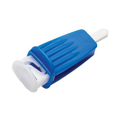 Picture of Lancet Assure® Low Flow Lancet Needle 1.1 mm Depth 25 Gauge Push Button Activation990125