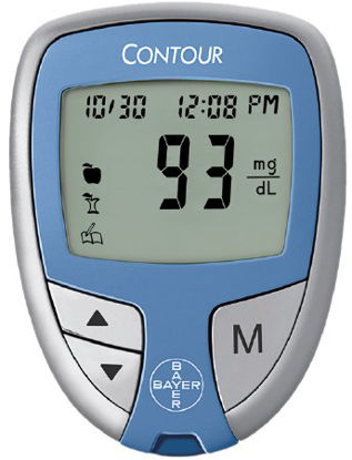 Picture of Blood Glucose Meter Contour® 5 Second Results Stores Up To 480 Results , 14 Day Averaging No Coding Required7189