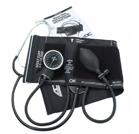 Picture of Aneroid Sphygmomanometer Combo Kit For Nurses and Students Size 9.5 Nylon Cuff Nurse Style Stethoscope6005