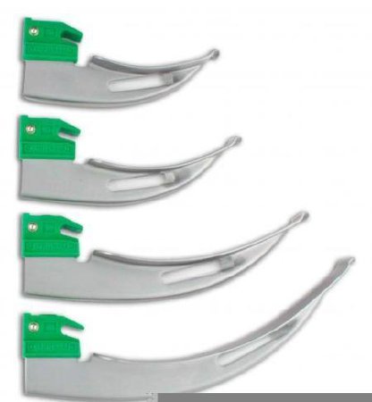 Picture of Laryngoscope Blade GreenLine® Macintosh Type Size 3 Medium Adult5-5332-03