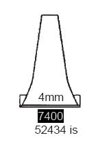 Picture of Ear Speculum Tip Round Tip Plastic 4 mm Disposable7400
