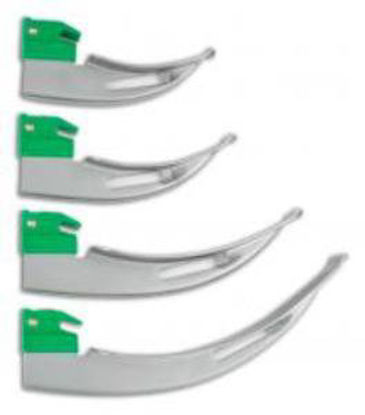 Picture of Laryngoscope Blade GreenLine® Macintosh Type Size 4 Large Adult5-5332-04