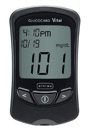 Picture of Blood Glucose Meter Glucocard® Vital™ 7 Second Results Stores Up To 250 Results , 14 and 30 Day Averaging Auto Coding761100