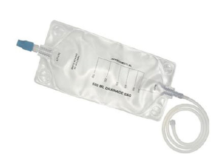 Picture of Fluid Collection Drainage Bag 600 mL Sterile Anti-Reflux BarrierDBAG600H